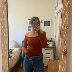 Reformation off the shoulder top